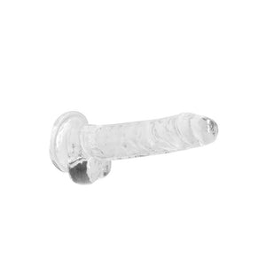 REALROCK crystal clear clear 7 inch dildo with balls – image 5