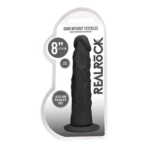 REALROCK Skin black 8 inch realistic dildo – image 8