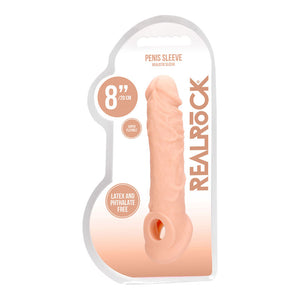 REALROCK flesh 8 inch penis extender sleeve – image 8