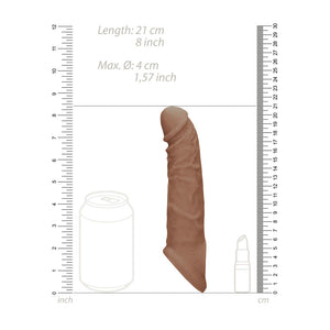 REALROCK tan 8 inch penis extender sleeve – image 8