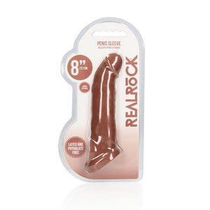 REALROCK tan 8 inch penis extender sleeve – image 9