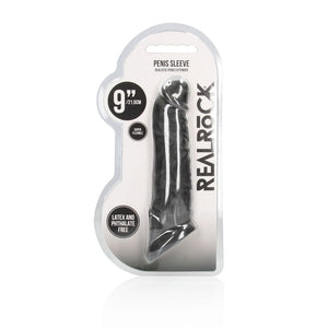 REALROCK black 9 inch penis extender sleeve – image 9