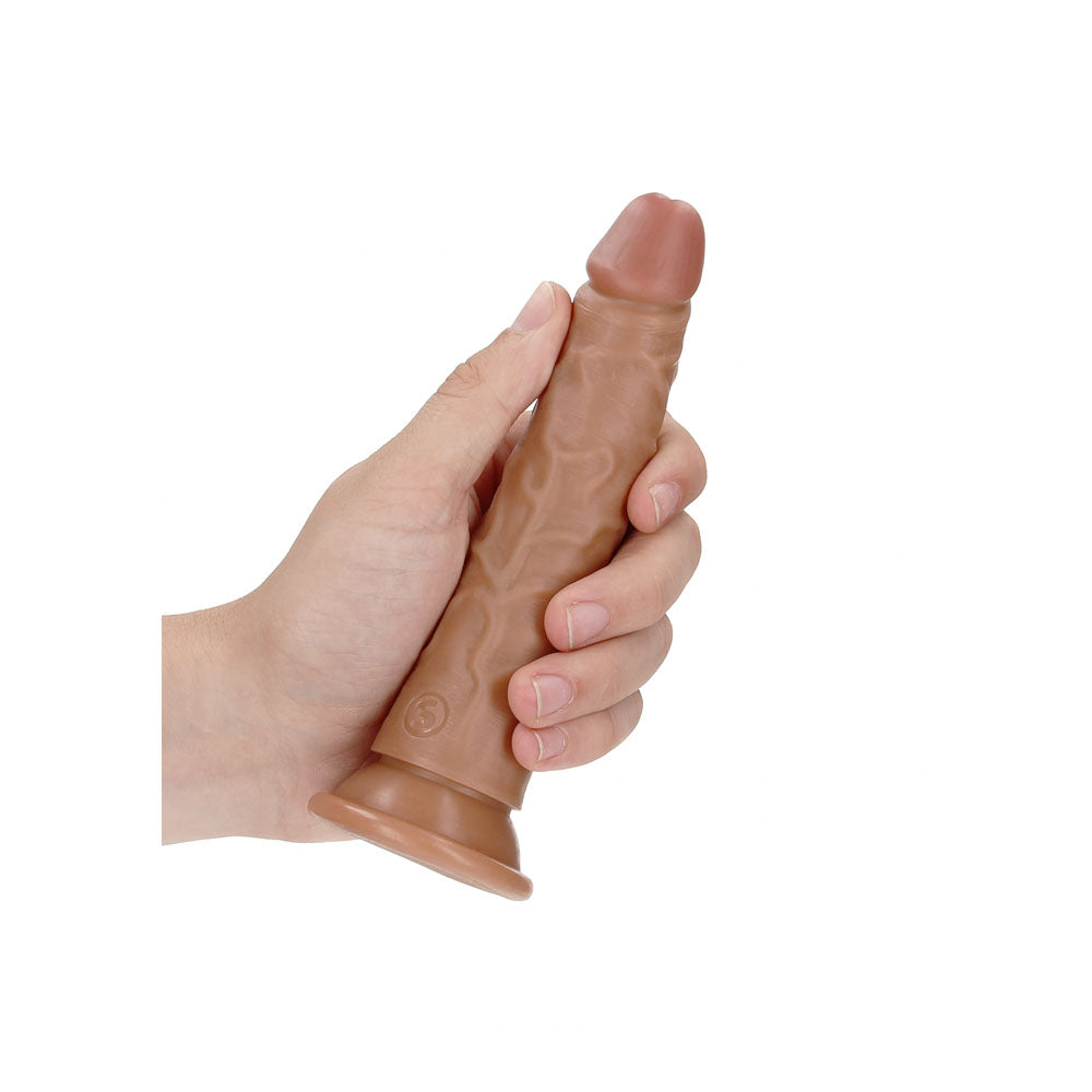 REALROCK DONG – Realistic Design – Body-Safe Silicone – Tan – 15.5 cm
