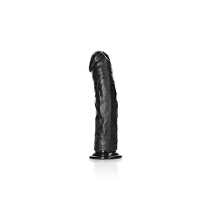 REALROCK 23 cm curved realistic suction cup dildo in black – image 5