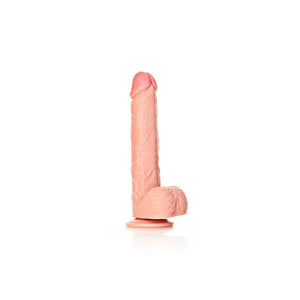 REALROCK flesh 25.5 cm straight dildo with balls – image 5