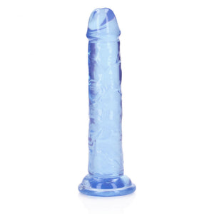 REALROCK crystal clear blue 15.5 cm straight dildo – image 3