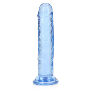 REALROCK crystal clear blue 15.5 cm straight dildo – image 4
