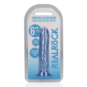 REALROCK crystal clear blue 15.5 cm straight dildo – image 8