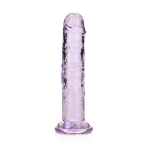 REALROCK crystal clear purple 15.5 cm straight dildo
