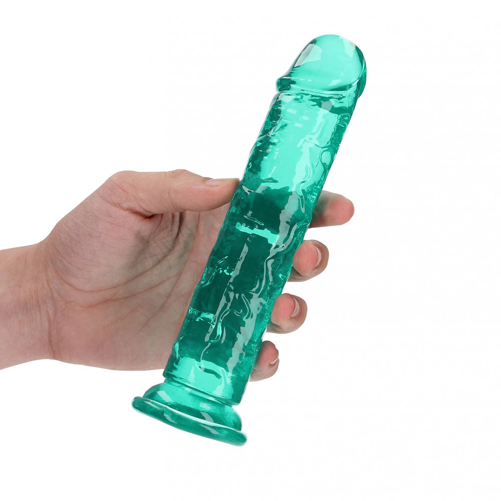 REALROCK Dongs – Body-Safe Silicone – Turquoise – 18 cm