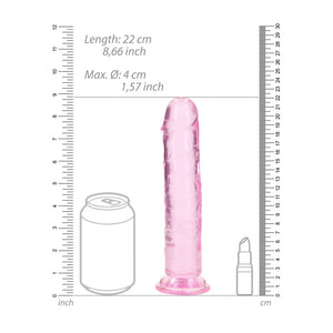 REALROCK crystal clear pink 20 cm dildo – image 7