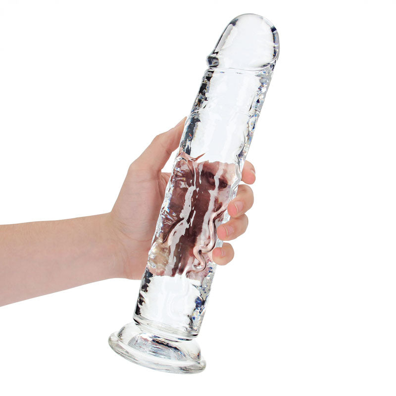 REALROCK Dongs – Body-Safe Silicone – Clear – 31 cm