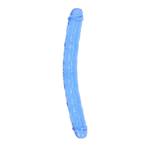 REALROCK crystal clear blue 34 cm double dildo – image 3