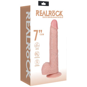 REALROCK flesh 18 cm vibrating dildo with balls – image 7
