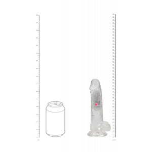 REALROCK clear 7 inch LED vibrating dildo with remote – image 8