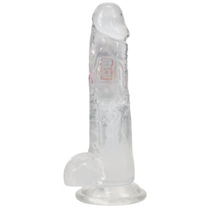 REALROCK clear 8 inch LED vibrating dildo with remote – image 6