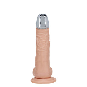 REALROCK Metal Head flesh 6 inch vibrating dildo – image 3