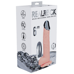 REALROCK Metal Head flesh 6 inch vibrating dildo – image 7