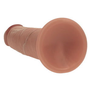 REALROCK tan 6 inch sliding skin silicone dildo – image 7