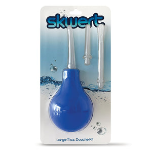 Skwert 325 ml blue douche kit with 3 nozzles