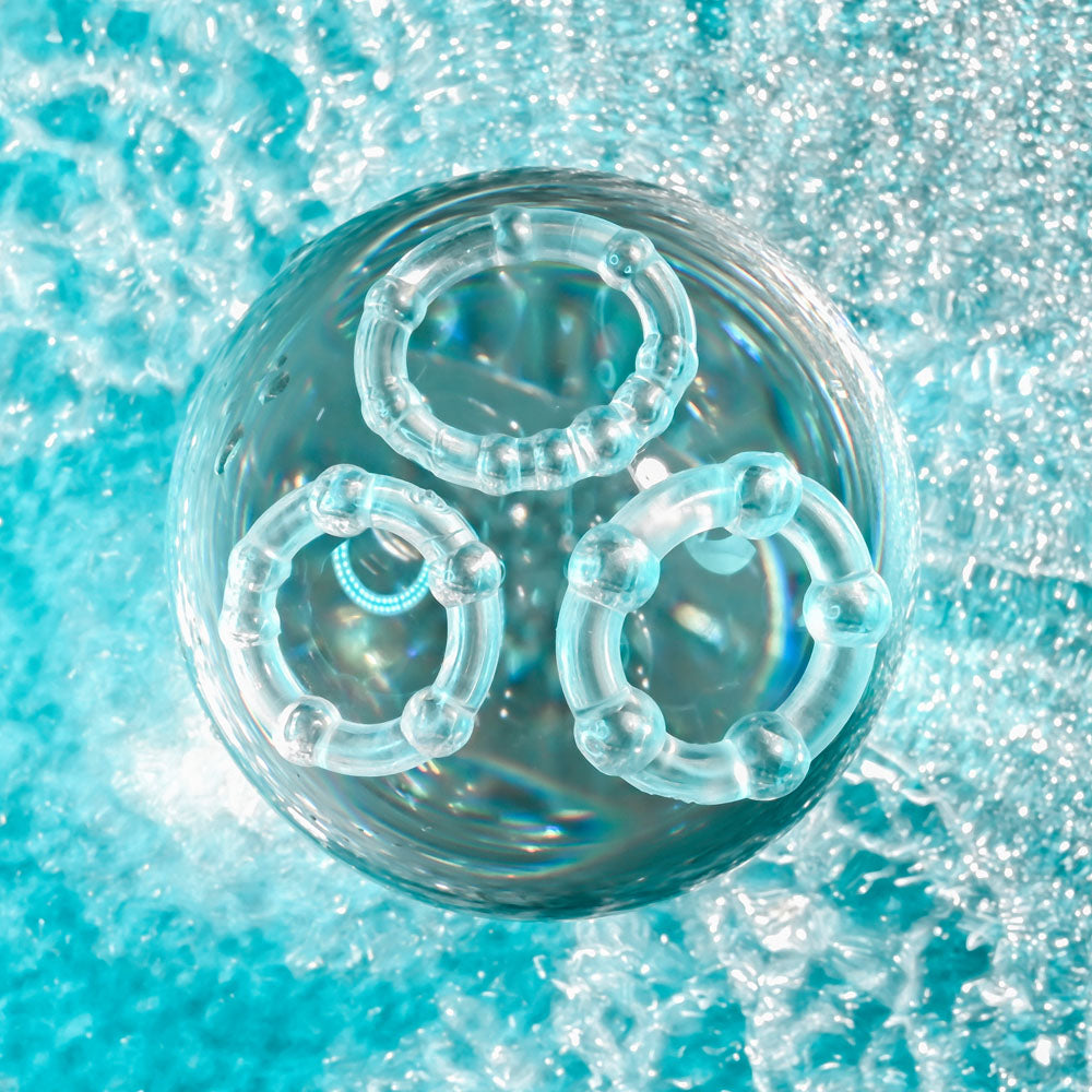 Selopa Cock Rings – Set of 3 – Clear