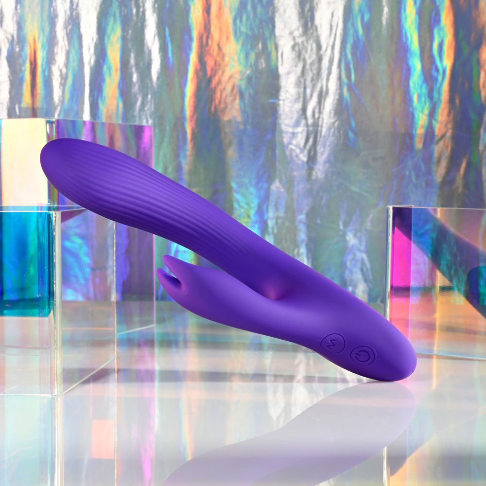 Selopa Vibrator – Poseable, USB Rechargeable – Purple – 21 cm