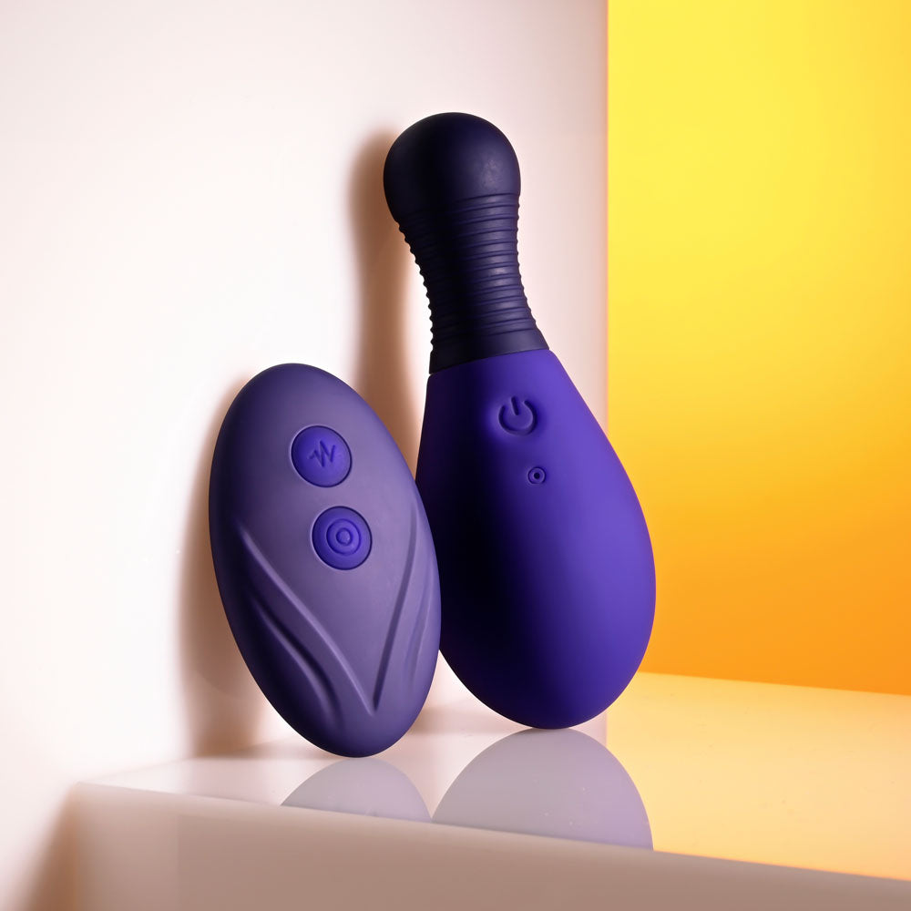 Selopa Bullet & Egg – USB Rechargeable, Body-Safe Silicone – Purple – 10 cm