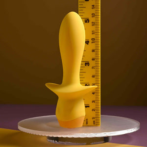 Selopa Mellow Yellow Vibrating Butt Plug with Gem Button – image 7
