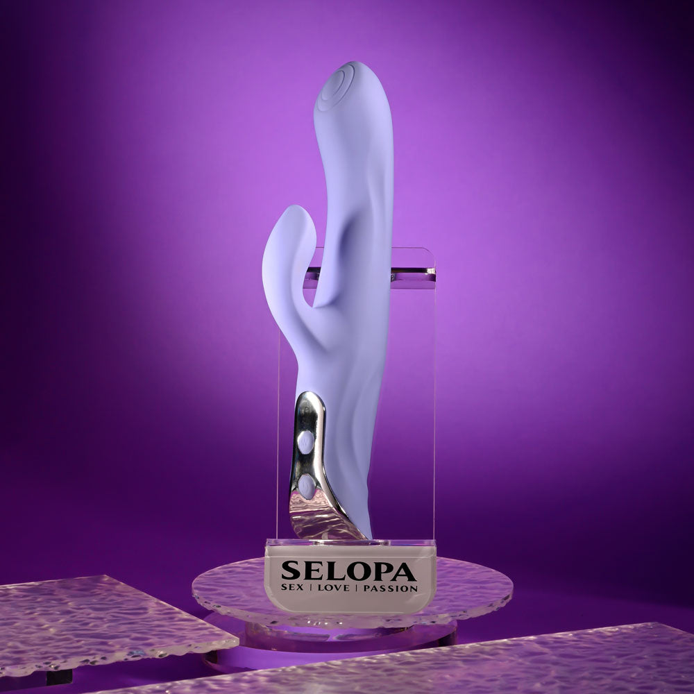 Evolved Vibrator – Rechargeable, Body-Safe Silicone – Purple – 23.3 cm