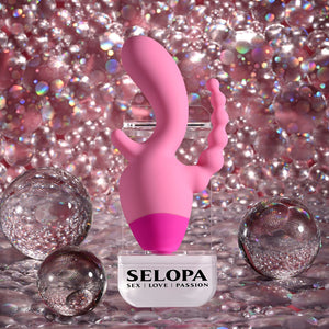Selopa Game On pink mini triple stimulator – image 7