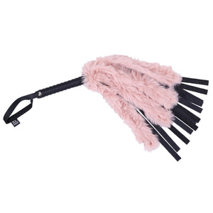 Sex & Mischief Brat black and pink faux fur flogger – image 5