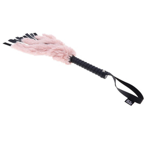 Sex & Mischief Brat black and pink faux fur flogger – image 7