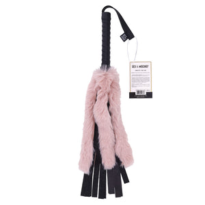 Sex & Mischief Brat black and pink faux fur flogger – image 8