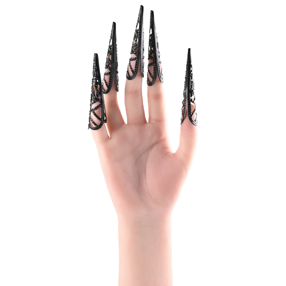 Sex & Mischief Bondage Toys – Sensory Fingertips – Black – Set of 5