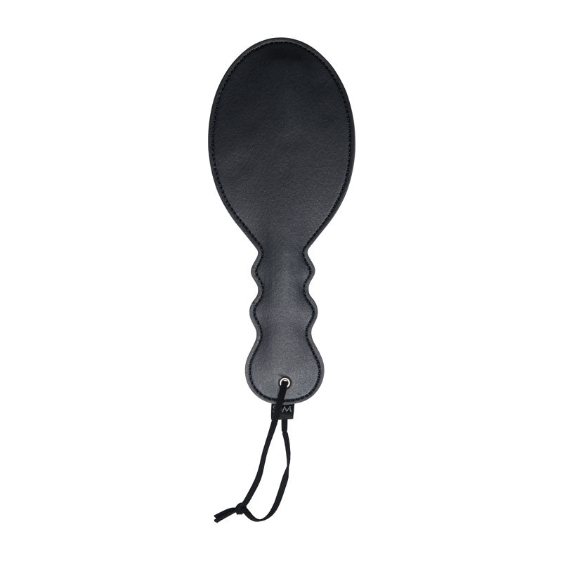 Sex & Mischief Amor Spanking Paddle - Red/Black, Body-Safe & Non-Toxic for Wellness Play