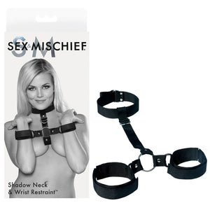 Sex & Mischief Shadow neck and wrist restraint