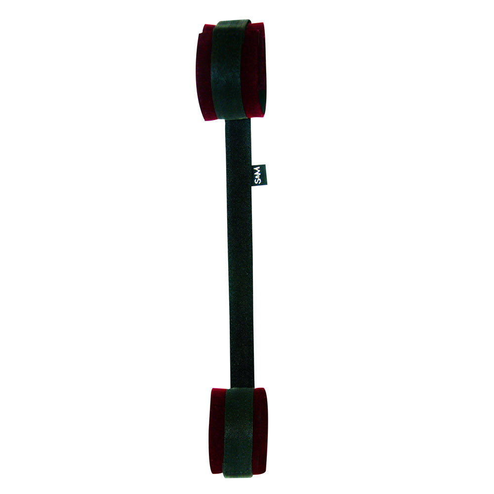 Sex & Mischief Bondage Toy – Enchanted Spreader Bar – Black/Red
