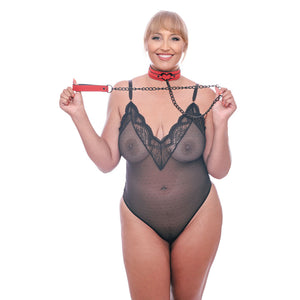 Sex & Mischief Amor red collar and leash – image 7