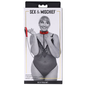 Sex & Mischief Amor red collar and leash – image 8