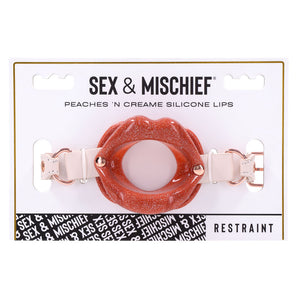Sex & Mischief Peaches n CreaMe silicone lips gag – image 8