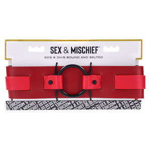 Sex & Mischief Ex's & Oh's Bound and Belted Restraint – image 9