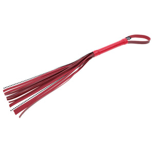 Sportsheets Ex's and Oh's red crystal flogger – image 3