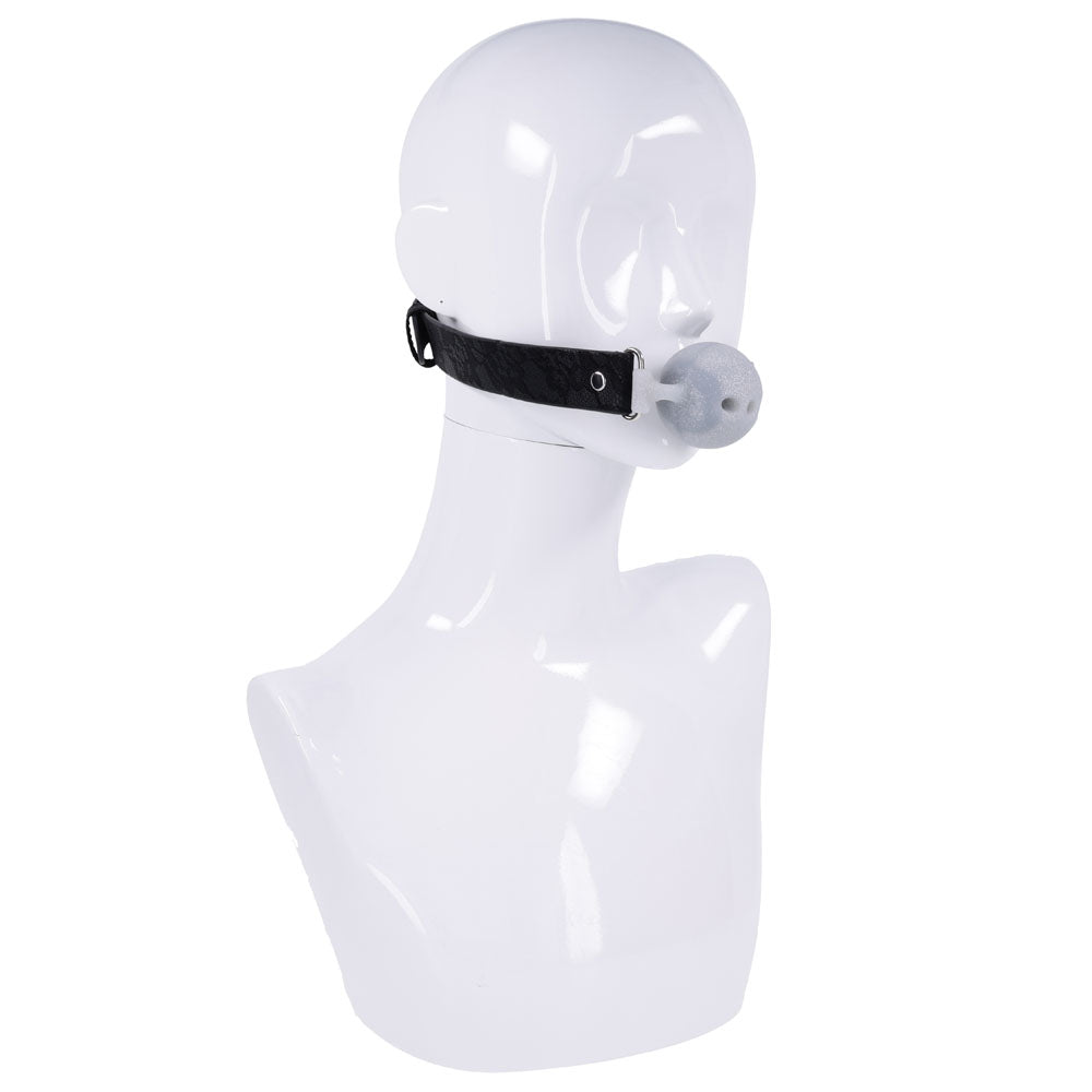 Sex & Mischief Bondage Toy – Breathable, Body-Safe Silicone – Black/Grey