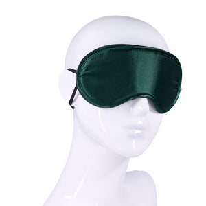 Sex & Mischief Indica green satin blindfold – image 3