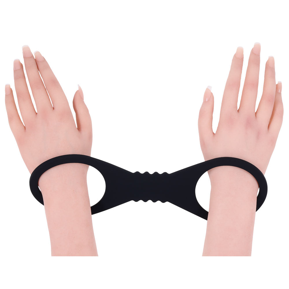 Sex & Mischief Bondage Toys – Body-Safe Silicone – Black – Large