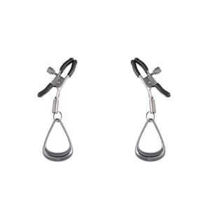 Sportsheets Velvet Noir gunmetal tuggable nipple clamps – image 2