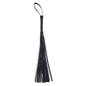 Sportsheets Velvet Noir black chain flogger – image 3