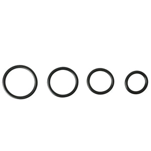 Sportsheets Rubber O-Ring 4-Pack for Strap-On Harnesses