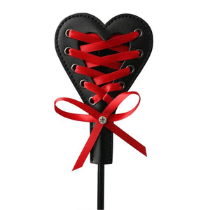 Sex & Mischief Heart Beat black and red crop – image 4
