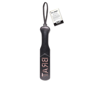 Sex & Mischief Brat black spanking paddle – image 7